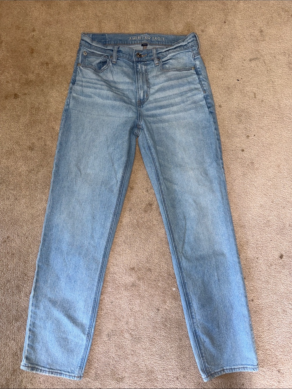 American Eagle Outfitters super high rise straight jeans size 6